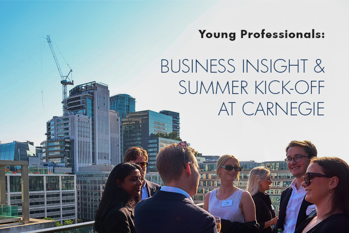 Young Professionals: Business Insight & Summer Kick-off at Carnegie